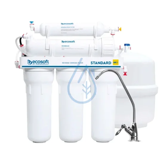 Osmoseur domestique standard sans pompe avec membrane 50 gpd.
