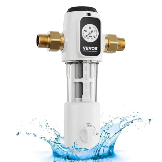Préfiltre-rotatif 40 microns pour pré-filtrer l'eau de pluie ou de ville.