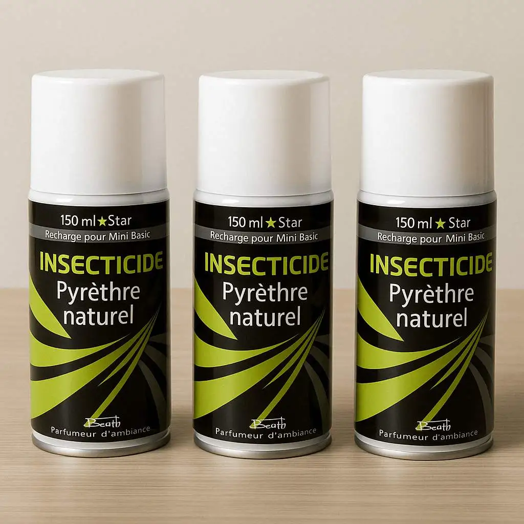 Aérosols au pyrèthre naturel 150 ml.
