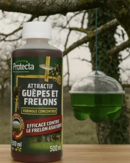 Attractif Guêpes & Frelons 500ml – Concentré Ultra Efficace Extérieur