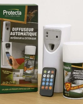 Diffuseur Insecticide Automatique + Aérosol au Pyrèthre 250 ML- Anti-Mouches
