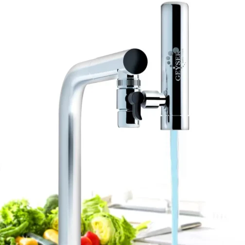 filtre à eau sur robinet pour éliminer les contaminants.