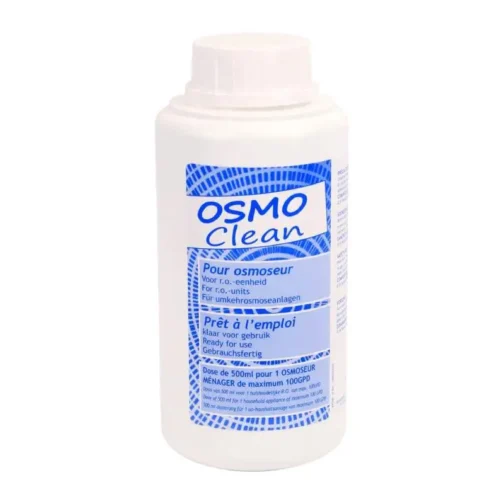 Nettoyant désinfectant pour osmoseur domestique.