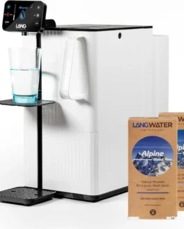 LANGWATER TheWell2 – Purificateur d’eau par osmose inverse + UV et minéralisation – Packs de minéraux