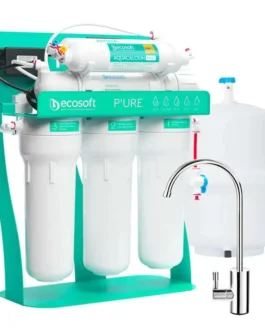 osmoseur-pompe-Ecosoft-75gpd - Boutique Diproclean Osmoseur domestique sous évier avec pompe booster.