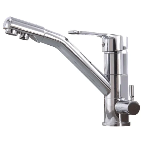 Robinet de cuisine 360° 3 voies pour osmoseur.