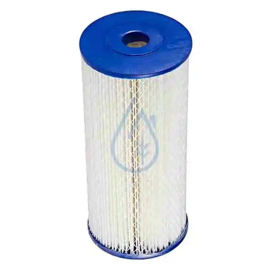 Cartouche plissée big 10 pouces 5 microns pour pré-filtration de l'eau chargée.