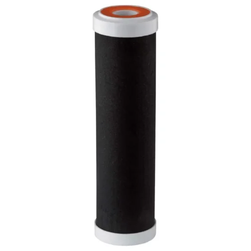 Cartouche charbon bloc 0,3 micron bactéricide 9 3/4 pouces pour purifier l'eau du robinet.
