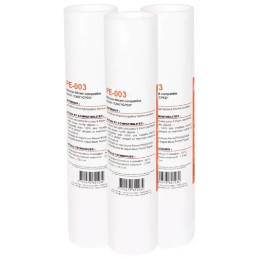 Manchon filtrants 222 mm pour filtre Permo Signal.
