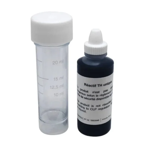 test Th dureté de l'eau pour programmer l'adoucisseur.