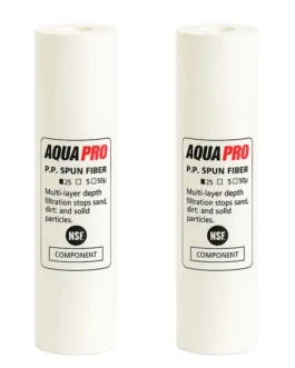 2 filtres lisses pour filtre à Eau de Ville – 25 microns 9 3/4 P