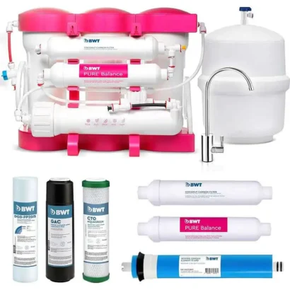 kit-osmoseur-pure-balance - Boutique Diproclean Osmoseur Pure Balance avec les cartouches et accessoires.