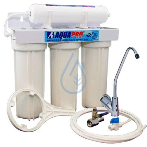 Purificateur 4 étapes sous évier bactéricide 0,2 micron.