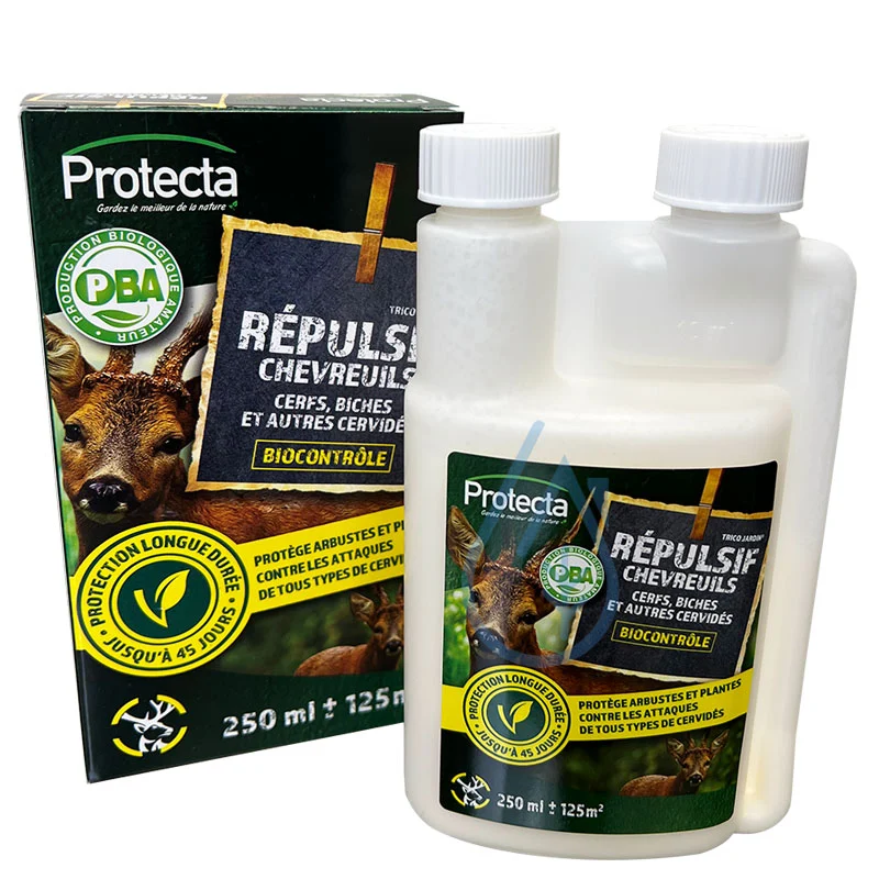 Répulsif pour chevreuil et cerf dans votre jardin en campagne.