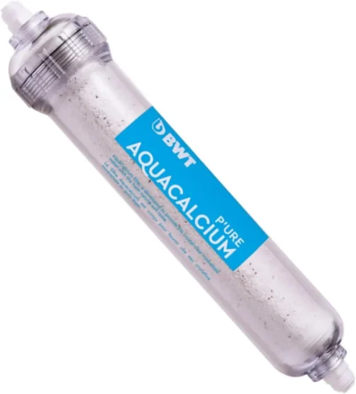 Cartouche aqua-calcium pour osmoseur domestique.
