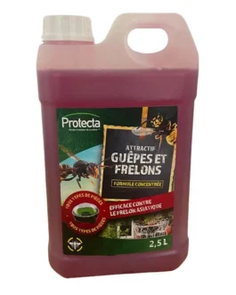 Attractif Guêpes & Frelons Asiatique 5 L – Concentré Piège Extérieur