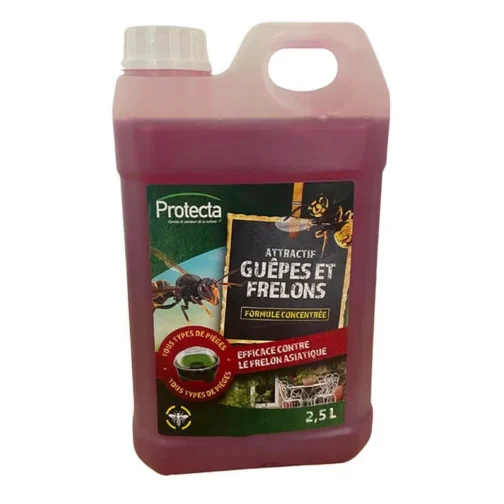 Attractif liquide professionnel guêpes et frelons asiatiques.