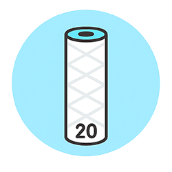 Polypropylène 20 Pouces