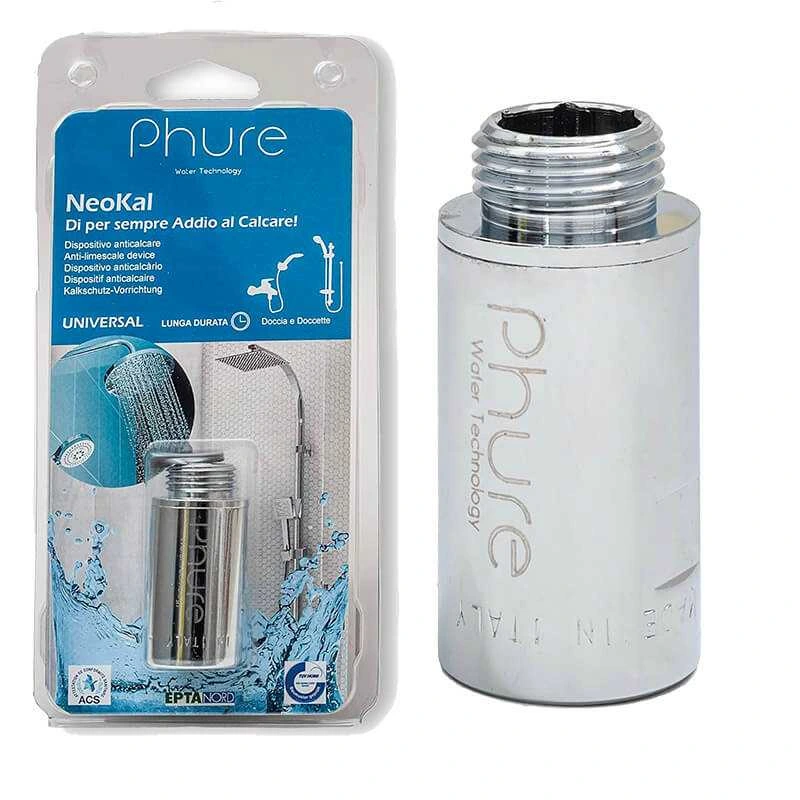 Embout magnétique anti-calcaire pour douche.