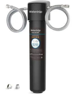 Filtre sous évier Waterdrop 15UA anti-chlore et anti-plomb pour l'eau de ville.