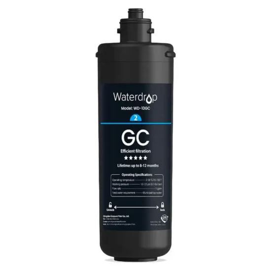 Filtre GC de pré-filtration avec charbon coco.