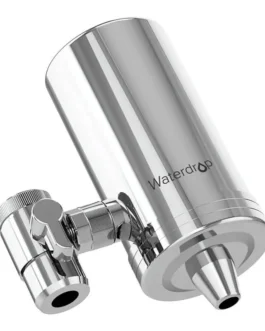 Filtre à eau au charbon actif pour robinet de cuisine.