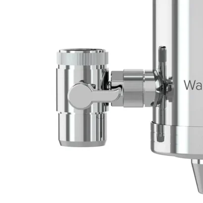 Vanne de filtre à eau sur robinet.
