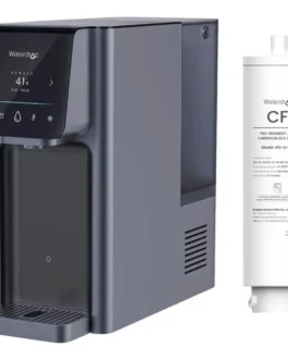 Distributeur d'eau pure froide et chaude avec cartouche CF supplémentaire.