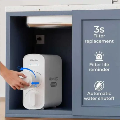 Remplacement des cartouches en 3 secondes.