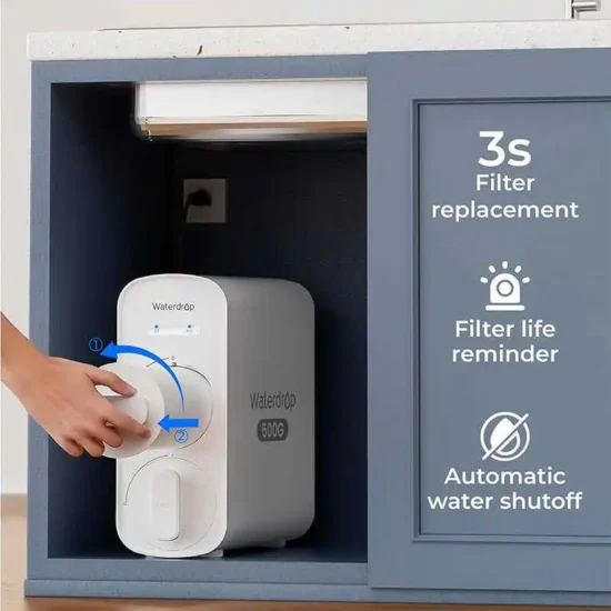 Remplacement des cartouches en 3 secondes.
