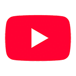 Bouton Youtube vidéo.