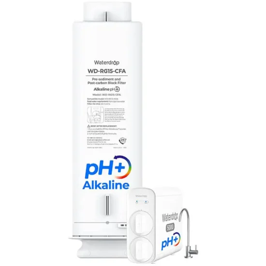 Filtre d'osmoseur alkaline pH+ avec minéralisation.