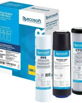 Kit cartouche pour purificateur 3 étapes charbon ecomix.