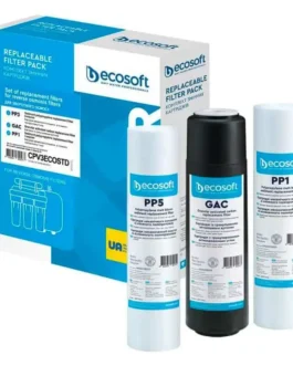 Cartouches Ecosoft pré-filtres osmoseur avec 1 micron.