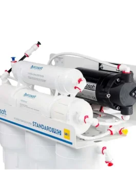 Osmoseur avec reminéralisation et pompe booster.