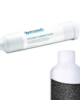 Post-filtre à charbon actif 10 pouces Ecosoft - Tube 1/4 Pouce
