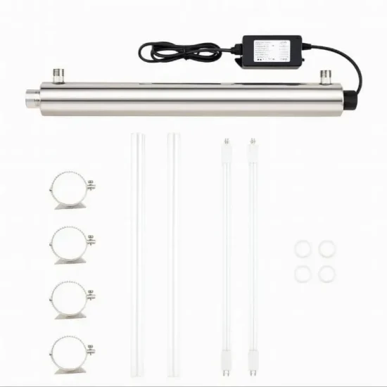 Stérilisateur UV 6 GPM pour désinfecter l'eau de la maison.