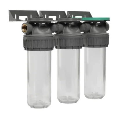 triplex-20-27-filtre-Ecosoft - Boutique Diproclean Entrée 3/4 laiton du filtre triple Ecosoft.