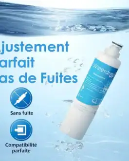 avantages-F27-filtre-Samsung-HAFCIN - Boutique Diproclean Ajustement parfait filtre anti-fuite Waterdrop, élimine efficacement les fuites d'eau, compatible avec diverses installations, entretien simple, idéal pour éviter les fuites et garantir une filtration optimale, solution fiable pour votre maison.