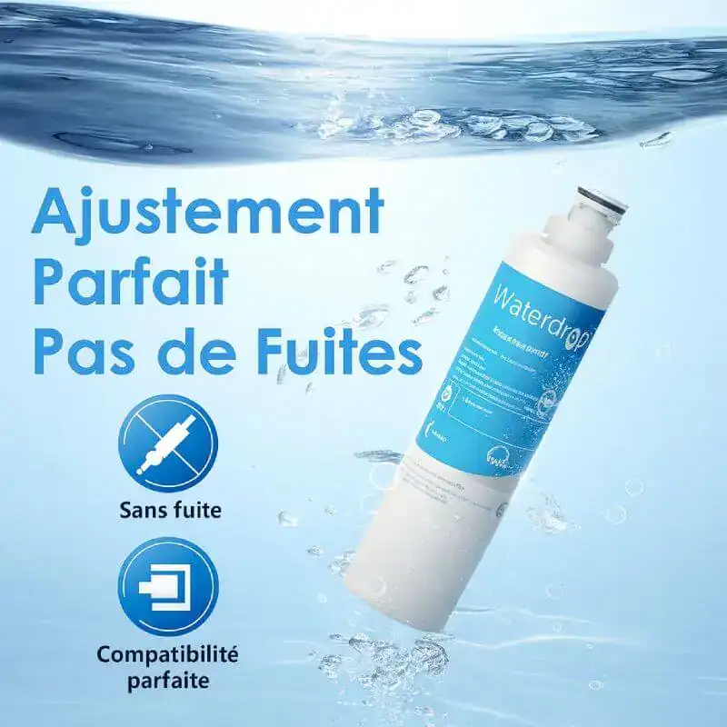 avantages-F27-filtre-Samsung-HAFCIN - Boutique Diproclean Ajustement parfait filtre anti-fuite Waterdrop, élimine efficacement les fuites d'eau, compatible avec diverses installations, entretien simple, idéal pour éviter les fuites et garantir une filtration optimale, solution fiable pour votre maison.