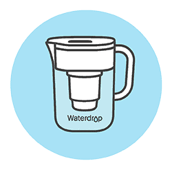 Carafes filtrantes eau table