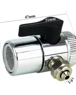 dimensions-vanne-poussoir-14 - Boutique Diproclean Clé à gaz turbo pour nettoyeurs haute pression, pièce détachée en acier inoxydable, fiable, durable, compatible avec divers modèles, facile à installer.