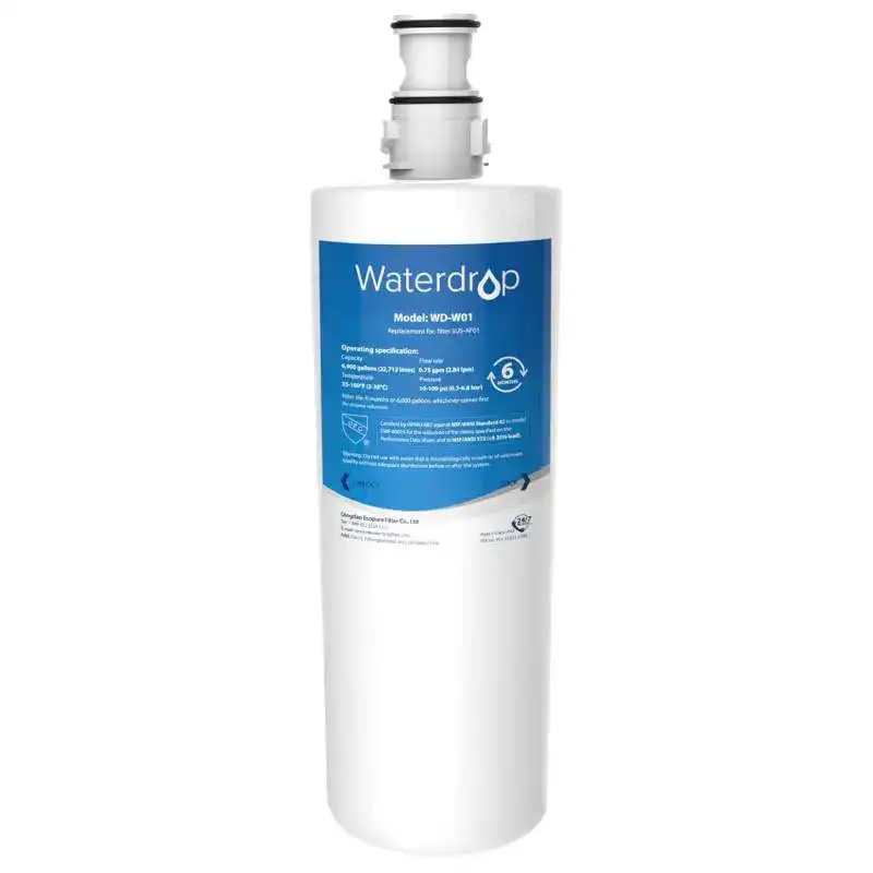 filtre-eau-evier-W01-waterdrop - Boutique Diproclean Filtres à eau Waterdrop pour systèmes de filtration, purification d'eau potable, filtration par osmose inverse, accessoire pour purificateurs d'eau, durabilité et performance, disponible chez Diproclean.