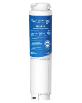 filtre-frigo-Boch-644845 - Boutique Diproclean Filtre Waterdrop WD-F25 pour fontaine à eau, remplaçable, certifié NSF, élimine le chlore et les impuretés, compatible avec les dispositifs Bosch, nettoyage et eau saine - Diproclean.