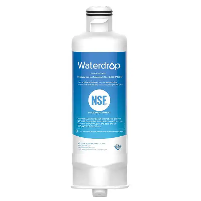 filtre-frigo-HAF-QIN-Samsung - Boutique Diproclean Filtre eau Waterdrop NSF pour purificateur, remplacement compatible avec Samsung, fiabilité et performance, disponible chez Diproclean Boutique.