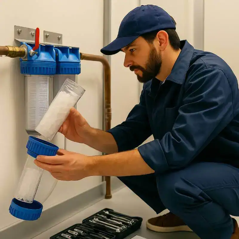 installateur-filtre-calcaire - Boutique Diproclean Filtres à eau industriels pour la purification de l'eau commerciale et domestique - Boutique Diproclean.