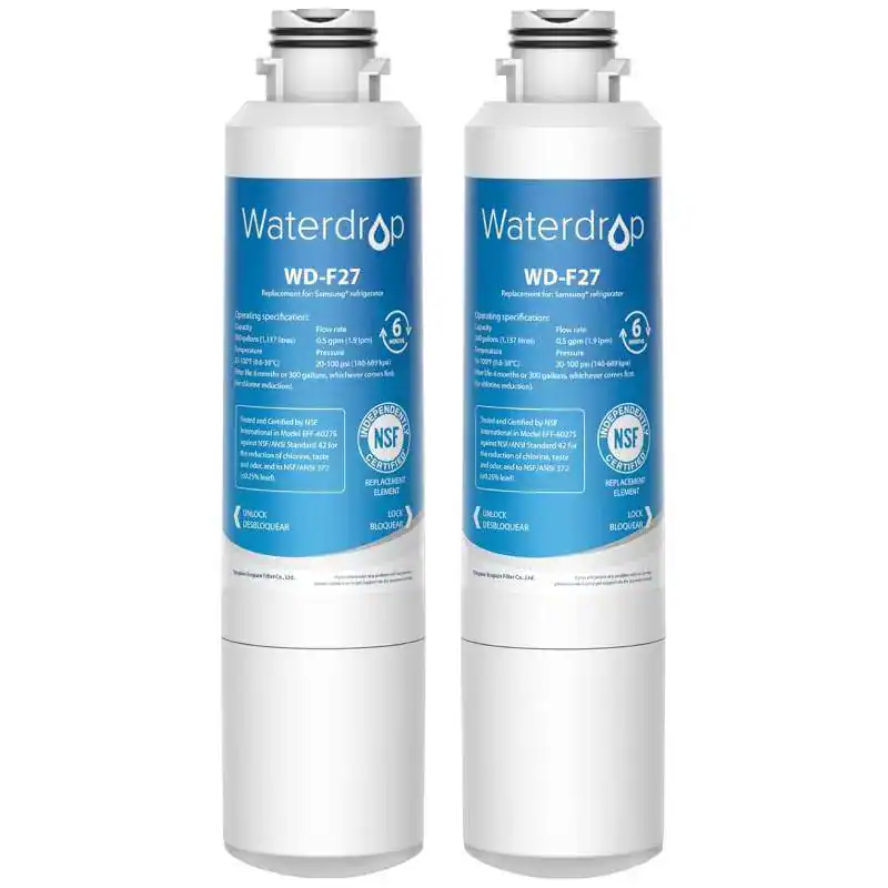 kit-2-filtres-frigo-DA29 - Boutique Diproclean Filtre eau réfrigérateur Waterdrop WD-F27 pour la boutique Diproclean, accessoire de remplacement compatible, filtration efficace, installation facile, hygiène et prévention des dépôts minéraux.