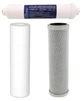 Filtre à eau pour purificateur - Cartouche, membrane et filtre à charbon actif pour installation domestique ou professionnelle.