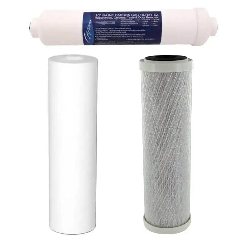 kit-cartouches-4-niveaux - Boutique Diproclean Filtre à eau pour purificateur - Cartouche, membrane et filtre à charbon actif pour installation domestique ou professionnelle.