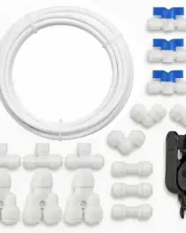 tube-blanc-osmoseur-frigo - Boutique Diproclean Flexible de nettoyage pour eau potable, filtres et raccords pour systeme de filtration d’eau domestique ou professionnelle. Kit complet de pièces pour installation et entretien de système de filtration.